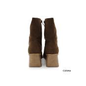 Bottines Camel en daim