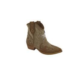 BOTTINES CAMEL ORO