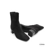 Bottines noir en daim