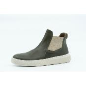 TENNISBOOTS OLIVE LEATHER