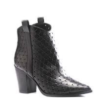 Bottines noires fantaisies